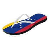 Tongs Le Venezuela drapeau du patriotisme vénézuélien (Incliné)