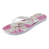 Tongs Leggings d'explosion de fleur (Incliné)