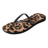 Tongs Leopard - imprimé tacheté animal (Incliné)