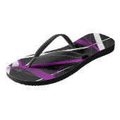 Tongs Les Crises intempestives traversent les lignes vio (Incliné)