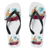 Tongs Les deux hommes gays de SlipperyJoe aiment le bain (Semelle)