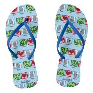 Tongs Les hippopotames de paix