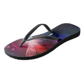 Tongs Libellule rouge lumineuse (Incliné)