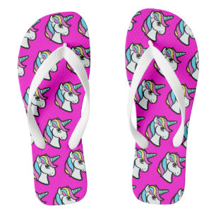 Tongs Licorne rose