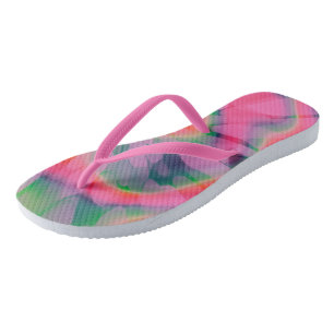Tongs Lien tie-dye pastèque