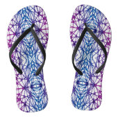 Tongs Lignes croisées lumineuses 01 x4 pb Blanc BG (Semelle)