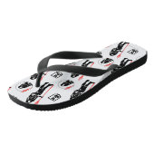 Tongs Ligue de Justice | Aquaman Pose Noir Pop Art (Incliné)