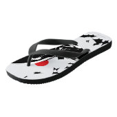 Tongs Ligue de Justice | Batman dans le nuage de chauves (Incliné)