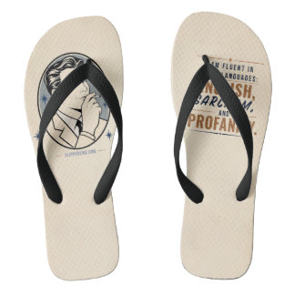Tongs L'illustration de SlipperyJoe inspirée des rétros
