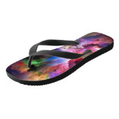 Tongs L'oeuvre Cloud de SlipperyJoe abstraite surre vibr (Incliné)