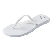 Tongs Logo | Chaussures de plage de piscine pour e (Incliné)