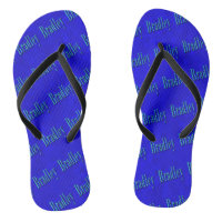 Logo du nom Blue Bradley sur une mosaïque bleue,