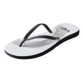 Tongs Logo personnalisé simple et élégant ici société (Incliné)