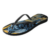 Tongs Loup gris dans les bois (Incliné)