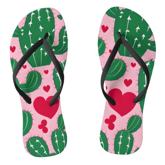 Tongs Love Cactus Motif (Semelle)