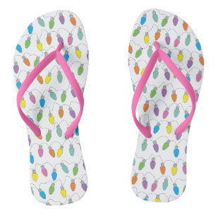 Tongs lumières de Noël