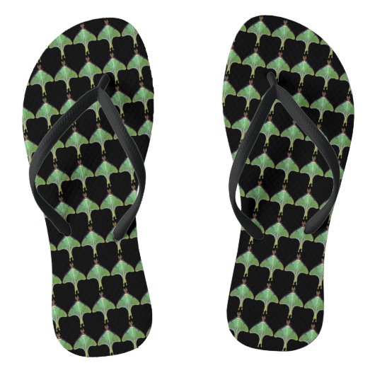 Tongs Luna Moth Abstrait Animal Flip Flops (Semelle)