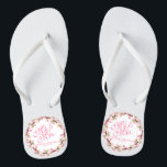 Tongs M. & Mme Watercolor Mariage Flip Flops<br><div class="desc">Pour plus de personnalisation,  cliquez sur le bouton "Personnaliser" et utilisez notre outil de conception pour modifier ce modèle. Si les options sont disponibles,  vous pouvez modifier le texte et l'image en cliquant simplement sur "Modifier/Supprimer le texte ou l'image ici" et ajouter le vôtre. Conçu par Freepik.</div>