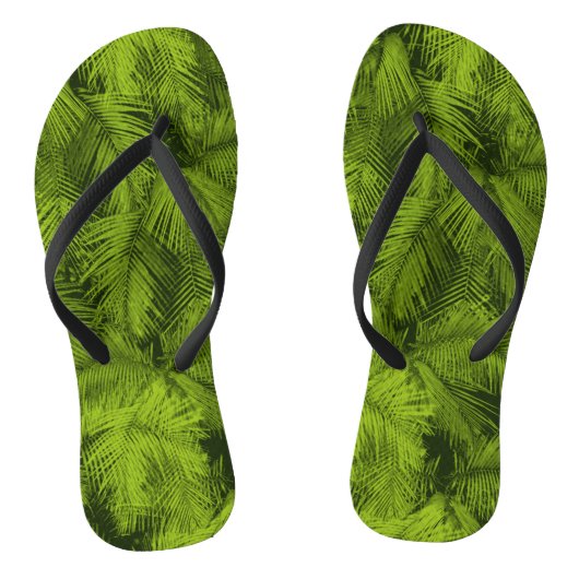 Tongs Makana Palms Feuilles tropicaux hawaïens (Semelle)