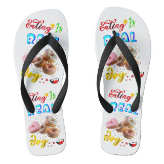 Tongs Manger des chaussures est une vraie joie