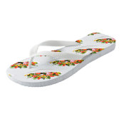 Tongs Mangez plus de plantes frais motivation salade let (Incliné)