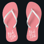 Tongs Manuscrit de blanc de tribu de jeune mariée<br><div class="desc"></div>