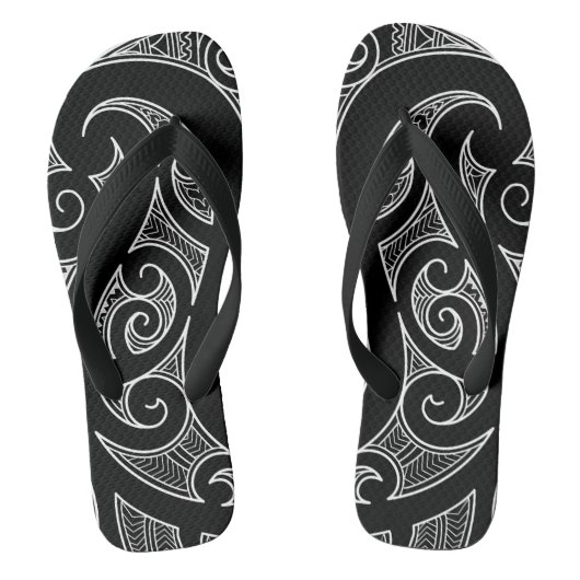 Tongs Maori tout noir (Semelle)