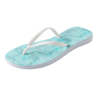 Tongs Marbre bleu