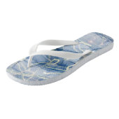 Tongs Marbre Bleu élégant (Incliné)