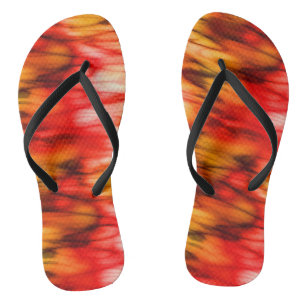 Tongs Marbre de feu Abstrait