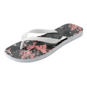 Tongs Marbre rose, gris et blanc (Incliné)