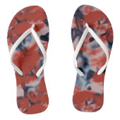 Tongs Marbre rouge blanc et bleu (Semelle)