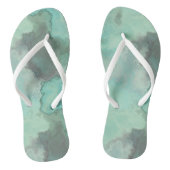 Tongs Marbre turquoise Abstrait (Semelle)