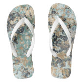 Tongs Marbre vert, bleu et turquoise (Semelle)