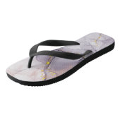 Tongs Marbre violet et or (Incliné)