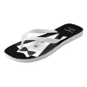 Tongs Marié mariage marié et marié (Incliné)