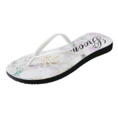 Tongs Marié Mer Miroir Blanc (Incliné)