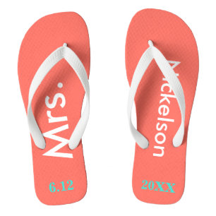 Tongs Mariée Mme Coral