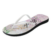 Tongs Mariée Rose  (Incliné)