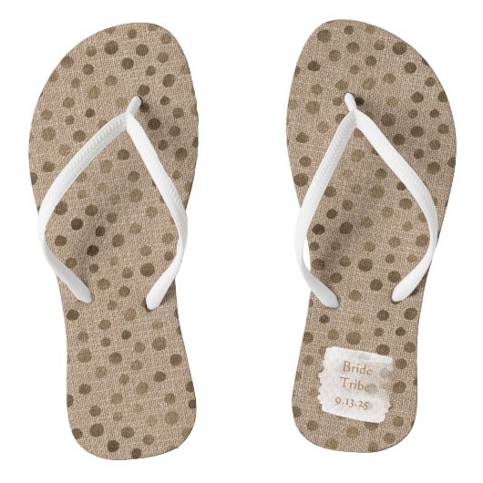 Tongs Mariée Tribe Mariage Date Mariée Fun Décontracté (Semelle)