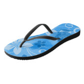 Tongs Masques Tropical Blue Hawaiian Tiki (Incliné)