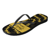 Tongs Merci invité de mariage de plage (Incliné)