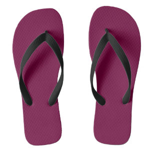 Tongs Merlot (couleur solide)
