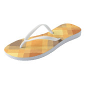 Tongs Mi-siècle mega plaid - neutrales de la Terre (Incliné)