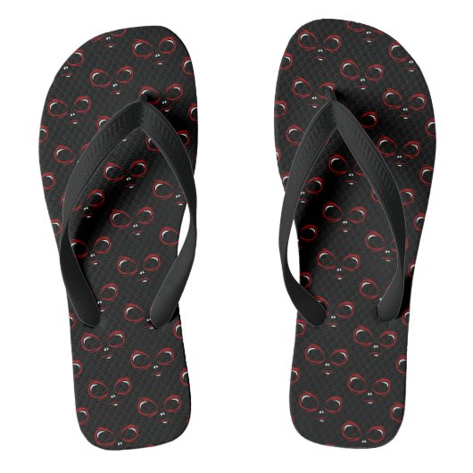 Tongs Mignon monstre visage ovni (Semelle)