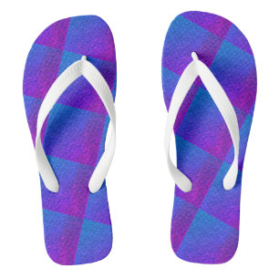 Tongs Mignonne Noir PURPLE BLUE Moderne Femme Flip Flops