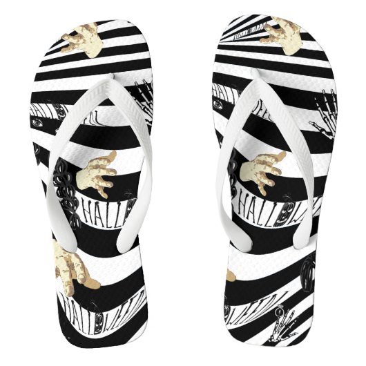 Tongs Mikitiez éffrayant halloween gothiques ghouls vint (Semelle)