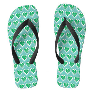Tongs Mikitiez la menthe verte chance chanteuse saintpat