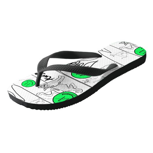 Tongs Mikitiez meow été fêter plage (Incliné)