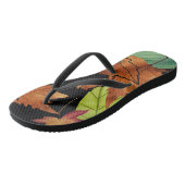 Tongs Mikitiez pisce nature selfloe fleur rose (Incliné)